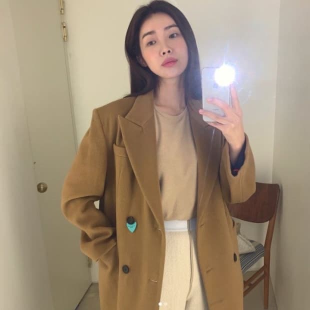 인스턴트펑크 리버시블 롱 코트 카멜