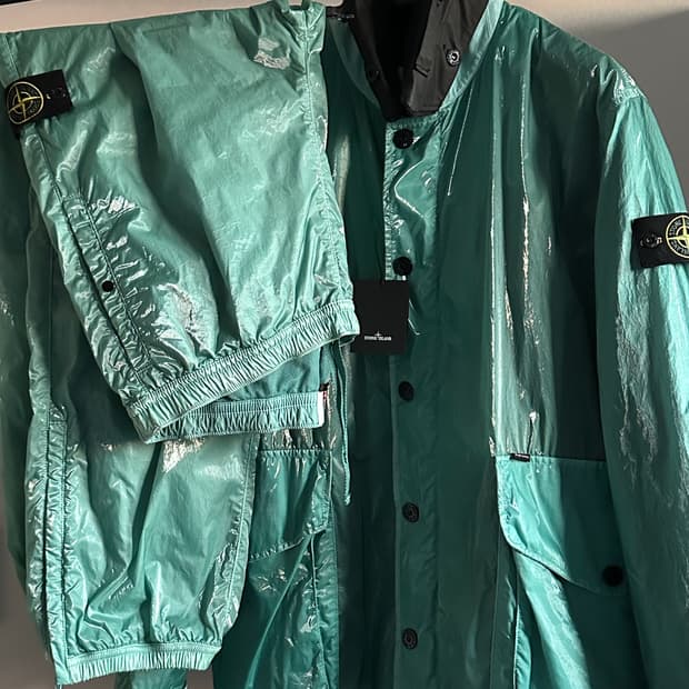 스톤아일랜드 x 슈프림 뉴실크 셋업 L(105) 국내판