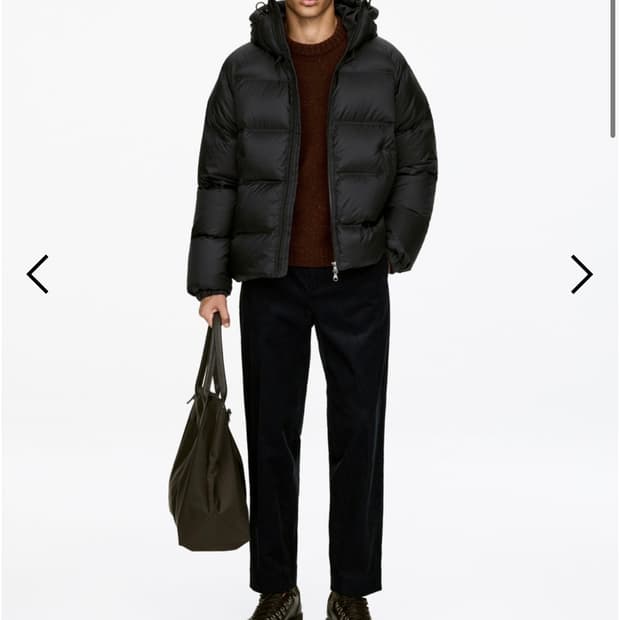 아르켓 다운 스포티재킷 M 새상품