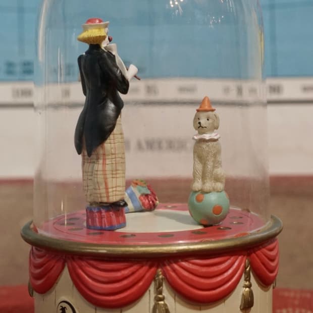 일본 오타루 서커스 오르골 소품