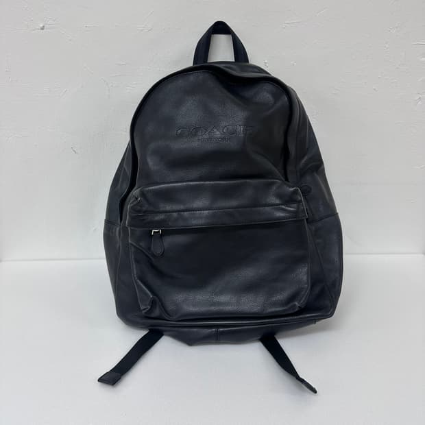 COACH 코치 가죽 백팩 가방 블랙