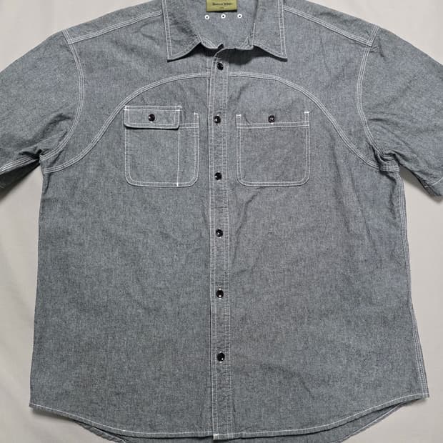 유니폼브릿지 샴브레이 반팔 셔츠 [105]