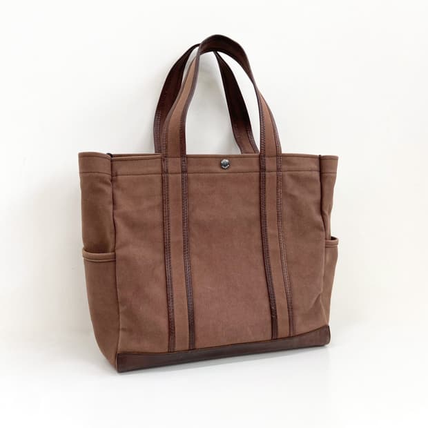 Rug Time Canvas/ Leather Tote Bag