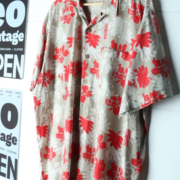 (XL-2XL) 프레이리 반팔셔츠 남방 90S 년대 USA-H35054