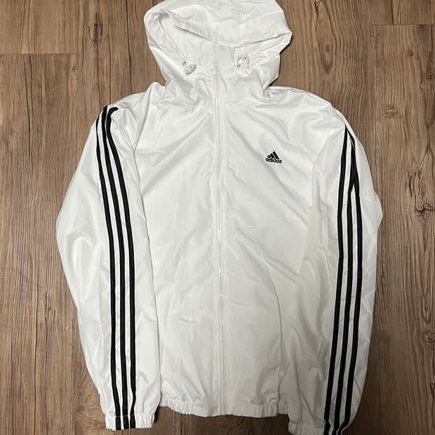 [Adidas]아디다스 화이트 삼선 바막