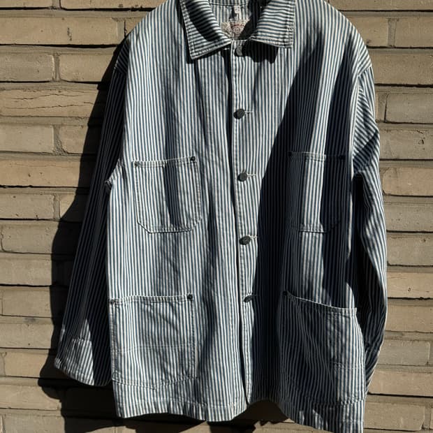 90s armani jeans stripe jacket