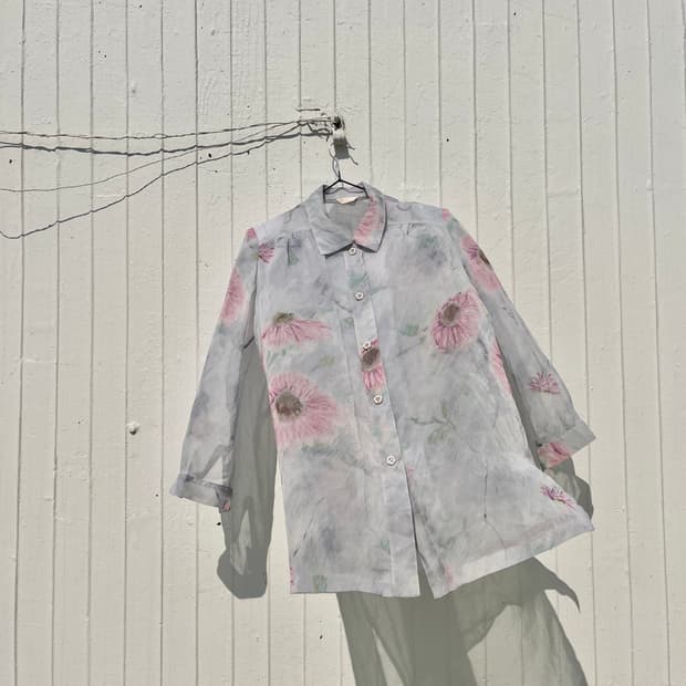 Floral Sheer Shirt 플로럴 쉬어 셔츠