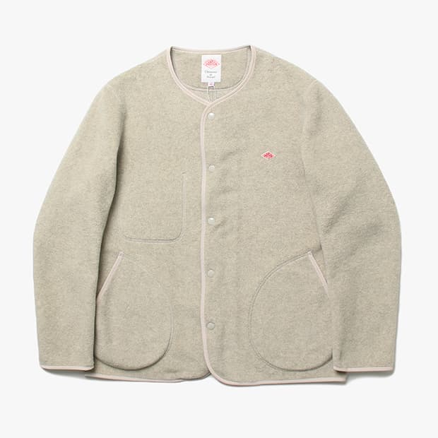  DANTON "Beige Fleece Jacket"