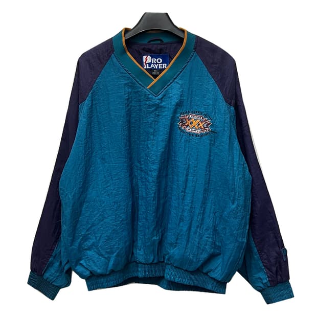 90s USA 프로플레이어 슈퍼볼 바람막이 웜업 L