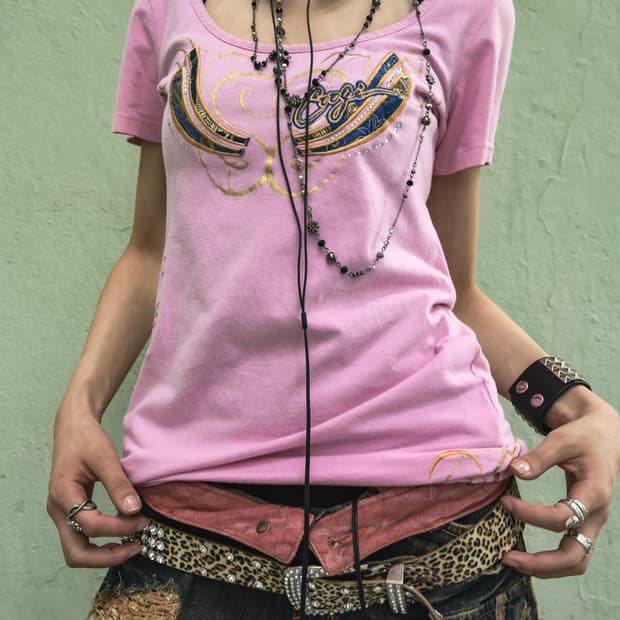 COOGI Pink Printed T-shirt