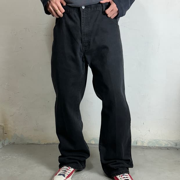 00's 리바이스 517 블랙 부츠컷 플레어진