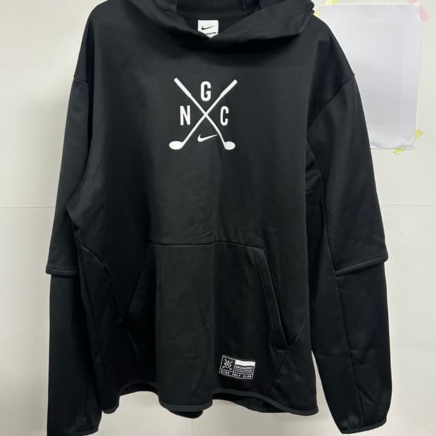 나이키 골프 클럽 블랙 후드티 xxl