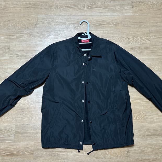 슈프림 코치 자켓 블랙 xl