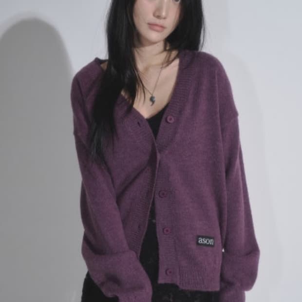 애즈온 HAPPER CARDIGAN 