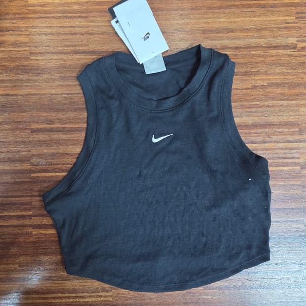 나이키 골지 크롭 탱크탑 민소매나시 m 85