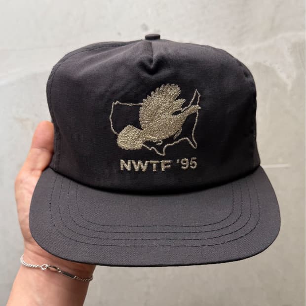 90s NWTF Wild Turkey Embroidered Cap