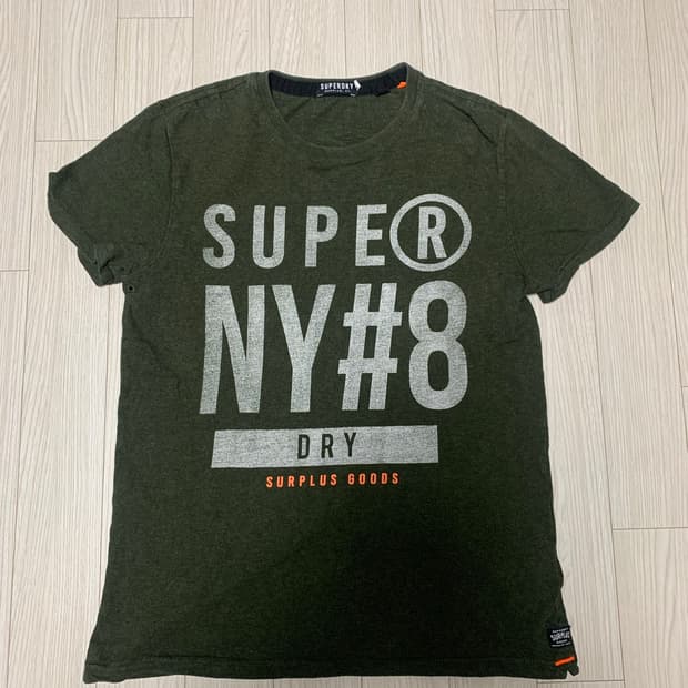 슈퍼드라이 NY#8 드라이 반팔티 올리브
