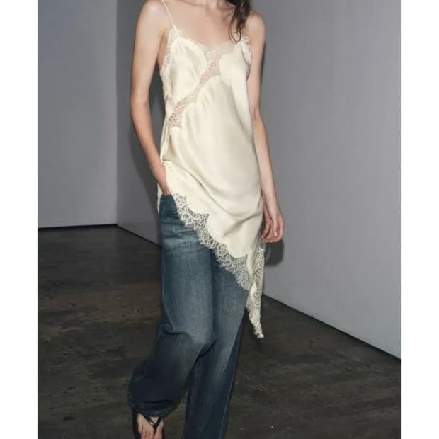 Zara 새틴 원피스 xs