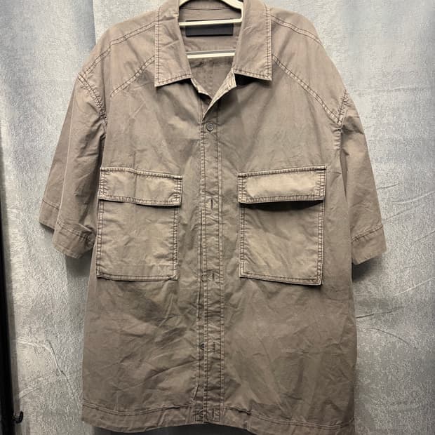 Juun.j 준지 가먼트 다잉 코치 셔츠