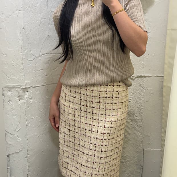 Max mara studio tweed skirt