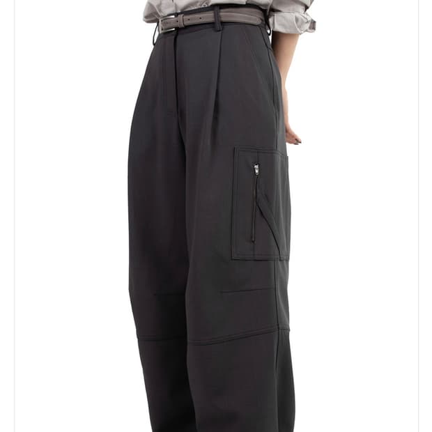 릿킴 MAISON POCKET SLACKS (Black)