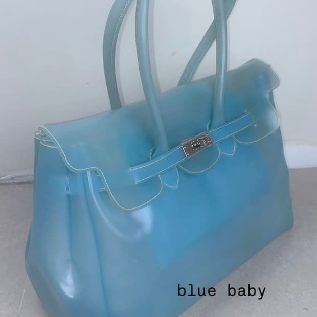 Kiikii 젤리 버킨백 젤리 퍼킨백