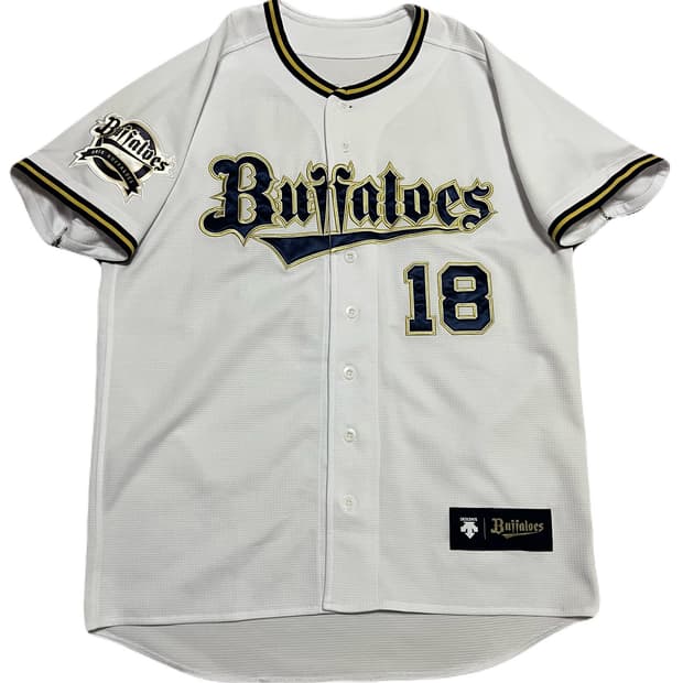 데상트 야마모토 요시노부 오릭스 버팔로스 홈 정품 유니폼