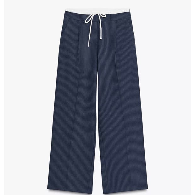 자라 더블 웨이스트 와이드 팬츠 XS