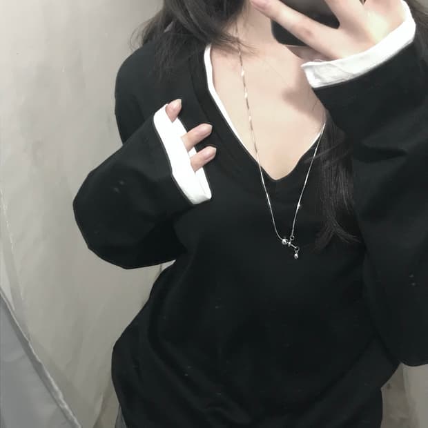 BLACK BARRET LONGSL EEVE