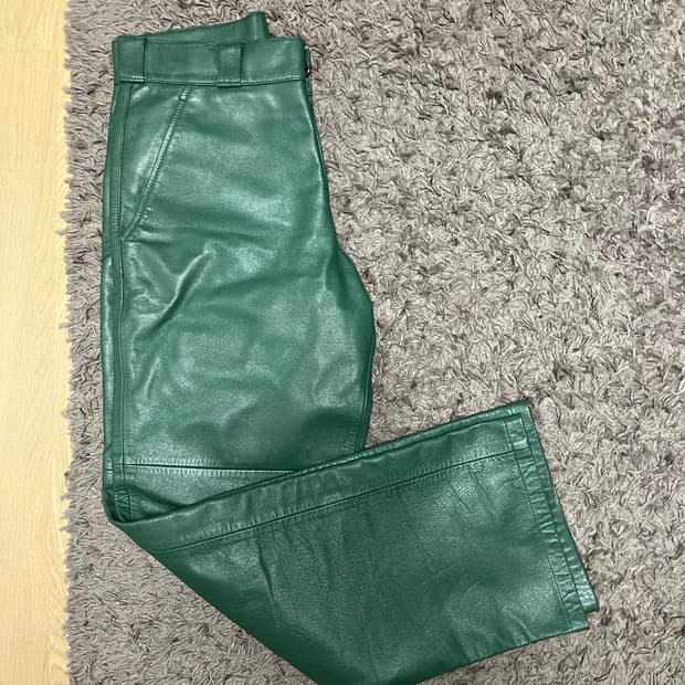 노매뉴얼 레더팬츠