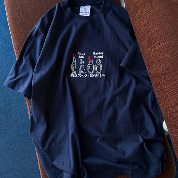 Cotton design stitch t-shirt