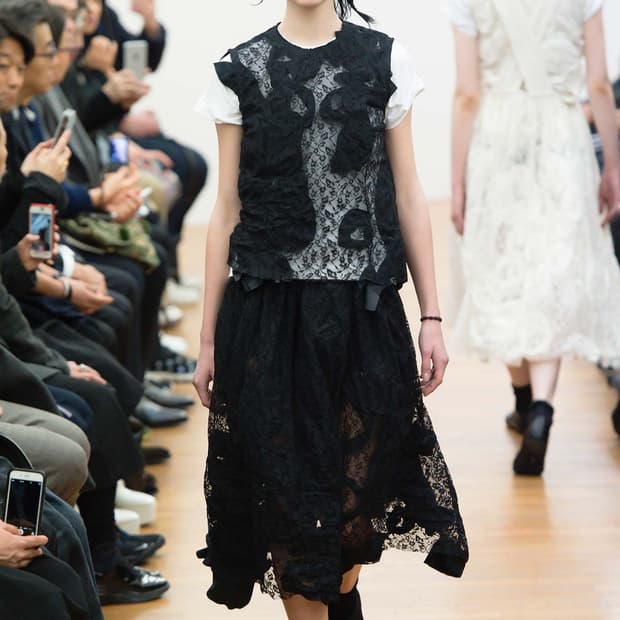 Crinkle Quilting Lace Skirt