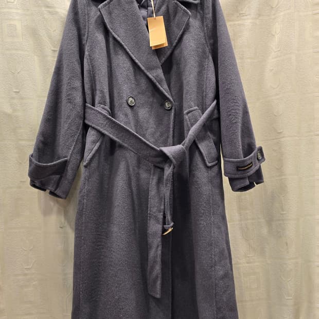 새상품) 올리브데올리브 핸드메이드 모+캐시미어 코트 S (55)