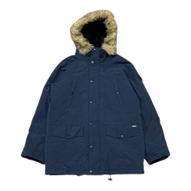 칼하트 다크네이비 WIP 앵커리지 야상 패딩 파카