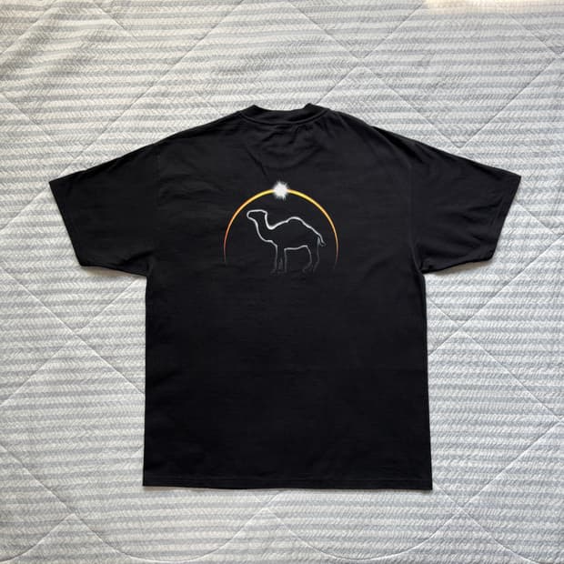 90s 빈티지 카멜 프로모 티셔츠