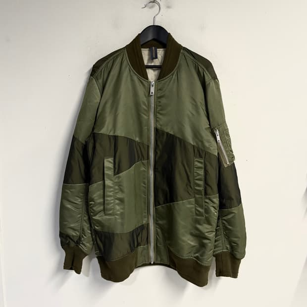 MIHARA YASUHIRO patchwork ma-1 bomber ja