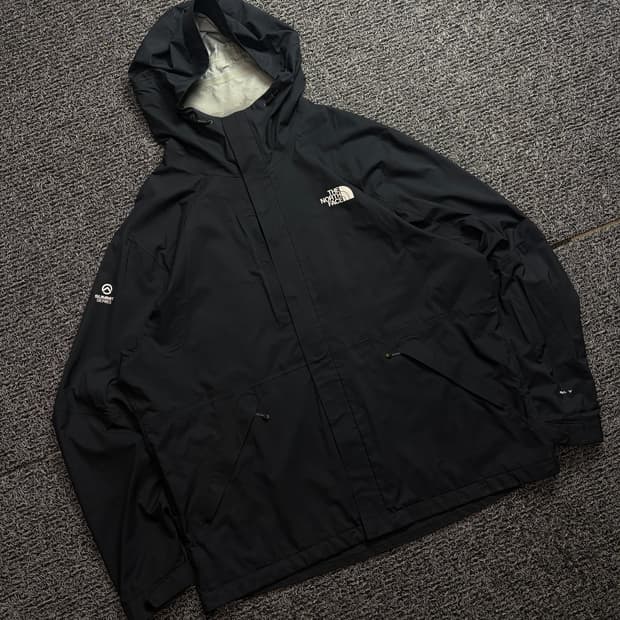 노스페이스 신형 리얼벤트 블랙 마운틴 레인 자켓 1955