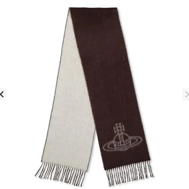 비비안웨스트우드 양면 ORB 로고 머플러