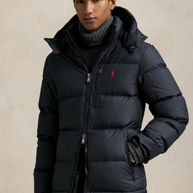 폴로 고햄 다운 패딩 블랙 M 구매합니다