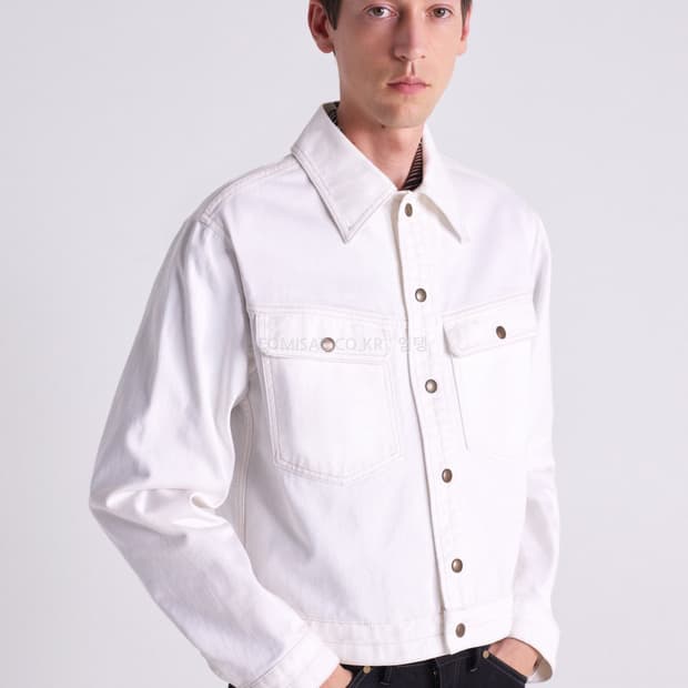 (52) 르메르 20SS 트러커 자켓 오프화이트 데님