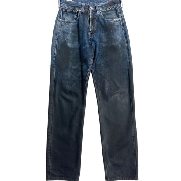 나마체코 왁스 코팅 데님 팬츠