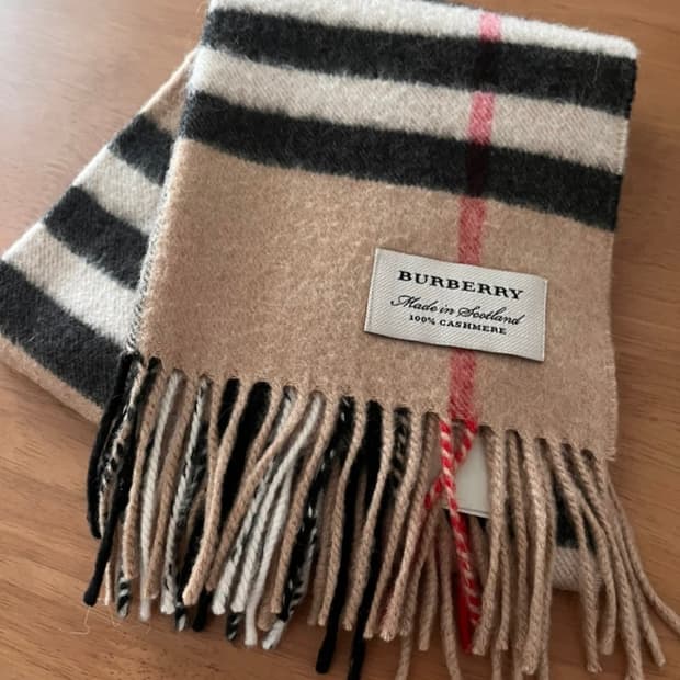 Burberry 버버리 캐시미어 체크 머플러