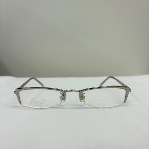 DINO GIO 실버 반무테 빈티지 안경 21kgp