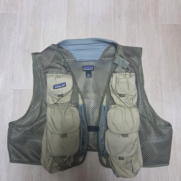 파타고니아 피싱베스트 메쉬 patagonia 카키/탄