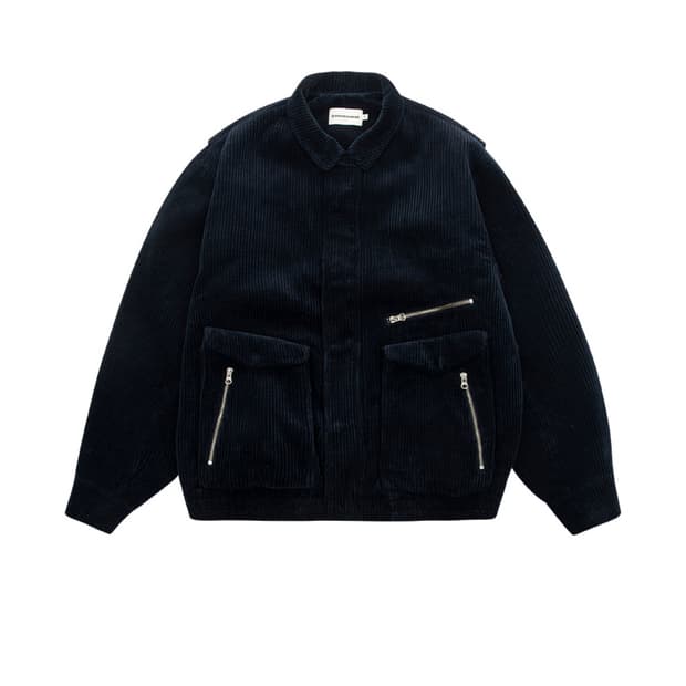 더바이닐하우스 코듀로이 네이비 블루종 아우터