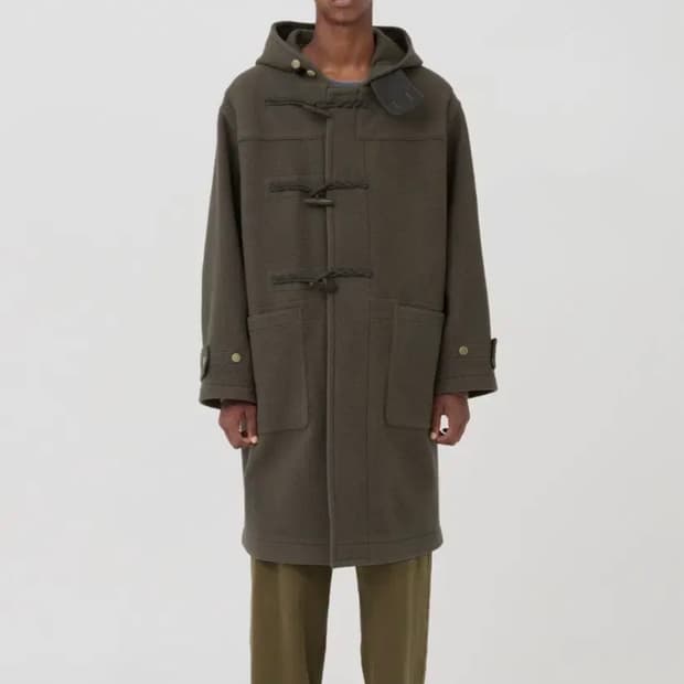 브라운야드 24fw 더플코트 올리브 그레이 / 3 사이즈