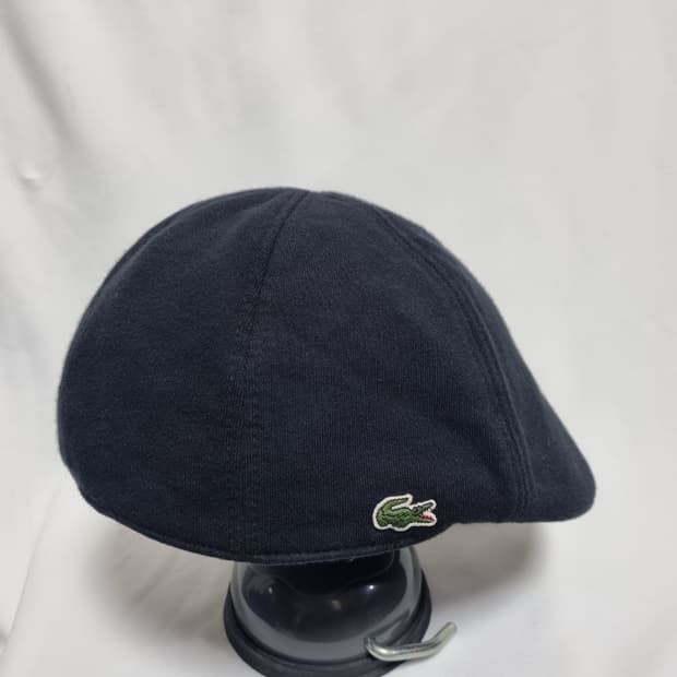 라코스테 블랙 헌팅캡 모자