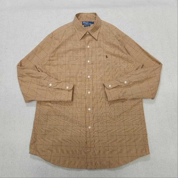 폴로 랄프 로렌 체크 셔츠 L
