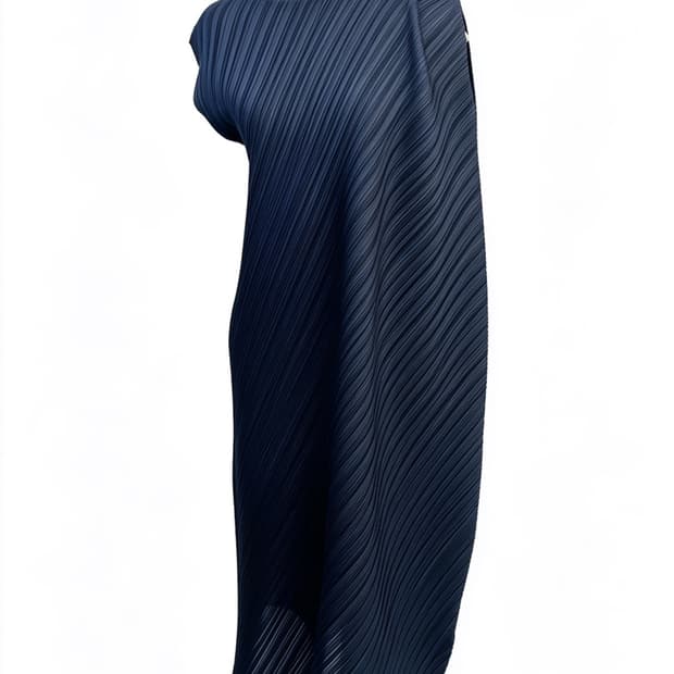 (이태리)PLEATS ITALY 사선 언밸런스 입체 플리츠 원피스