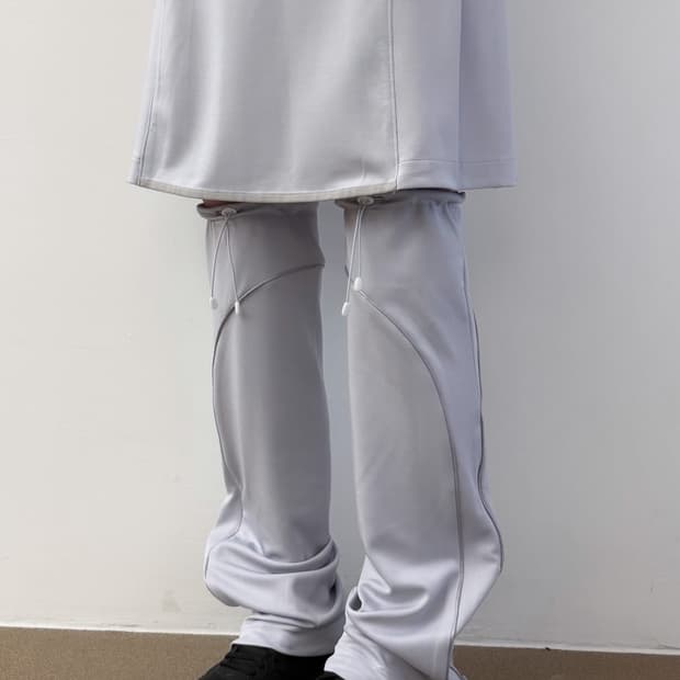 지초이 26ss 레그워머 그레이 새상품